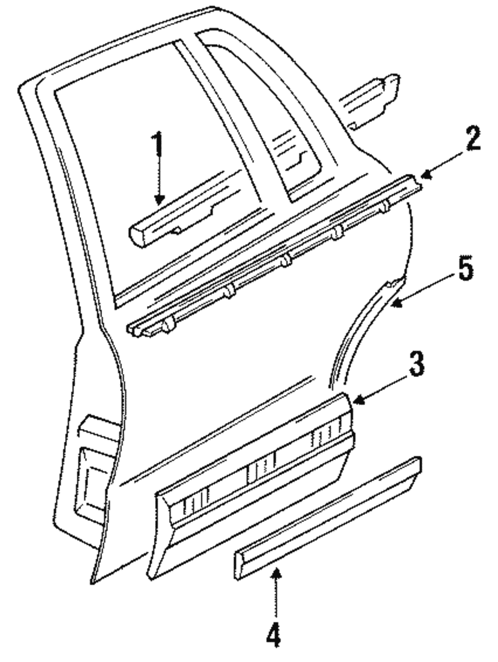 Belt Weather-Strip - GM (25642365)