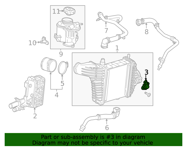 0091534828 Turbocharger Boost Sensor 20142024 MercedesBenz