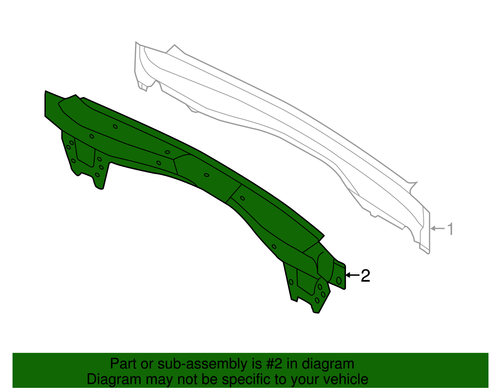 Rear Body Panel - Ford (GJ7Z-7840320-A)