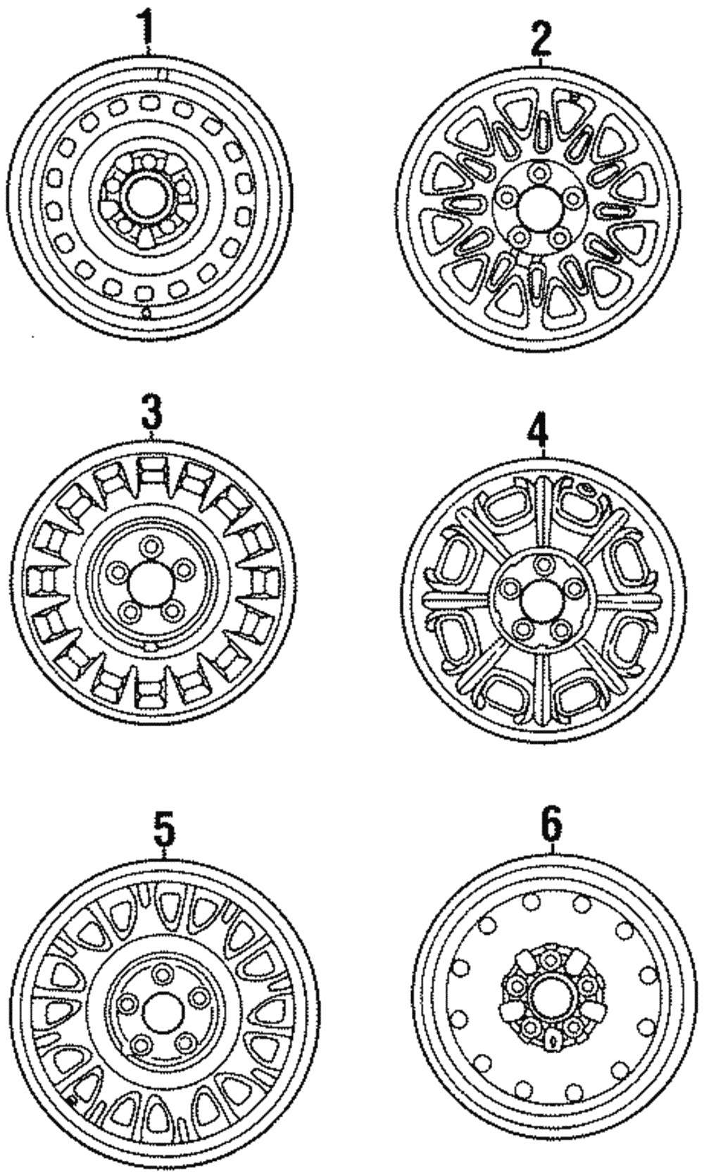 Wheel, Alloy - Ford (YW1Z-1007-DA)