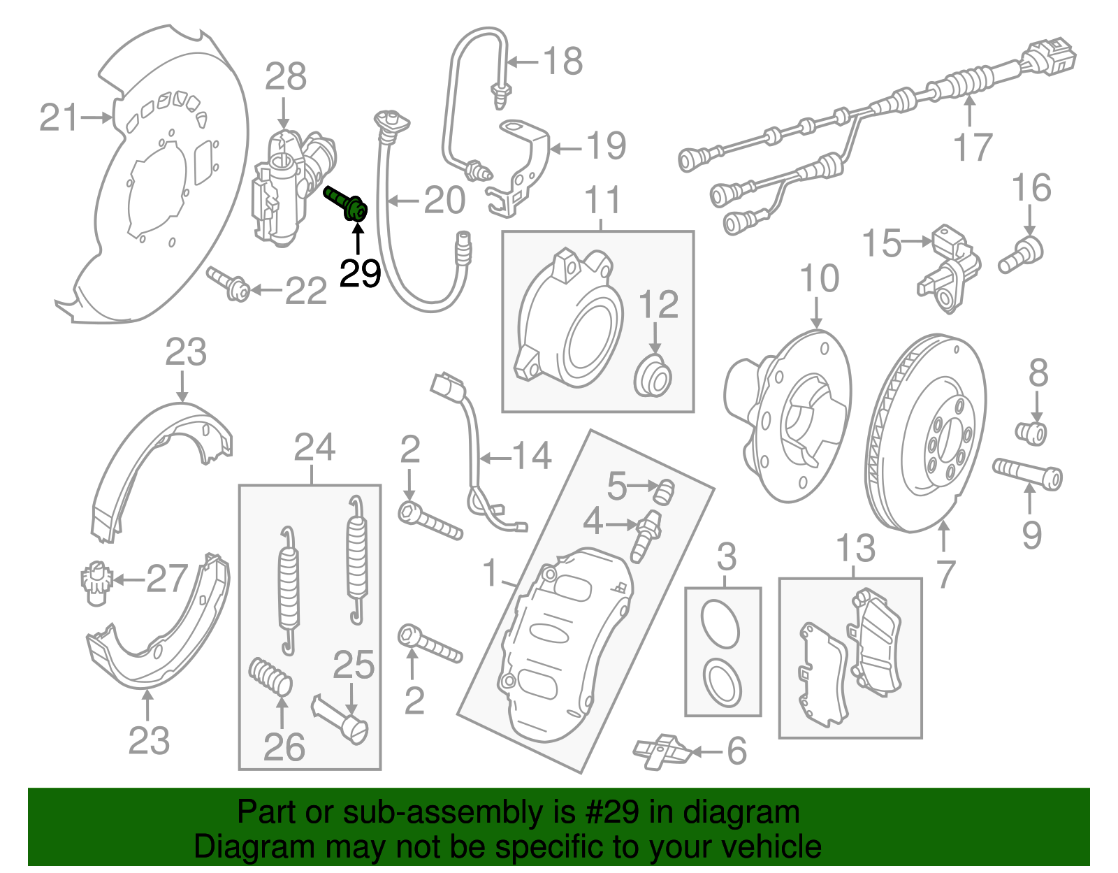 Adjust Motor Bolt - Volkswagen (WHT-005-378)