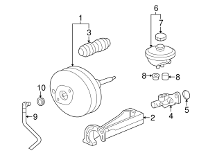 2007-2012 Porsche 911 Brake Booster 997-355-923-91 Sunset Porsche Parts