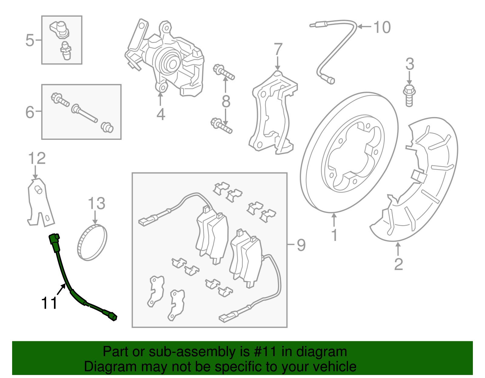 Ford Dealership 20152024 Ford Motorcraft™ Brake Hose BRHR97 Ford