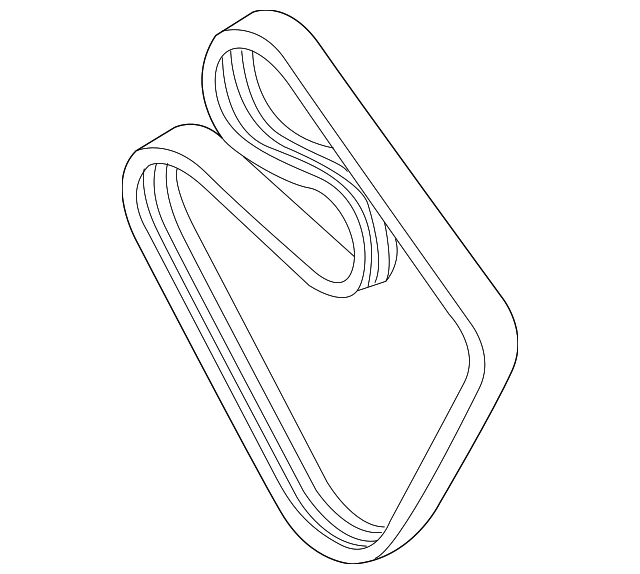 Genuine BMW 11287636372 Serpentine Belt FREE Shipping on Most