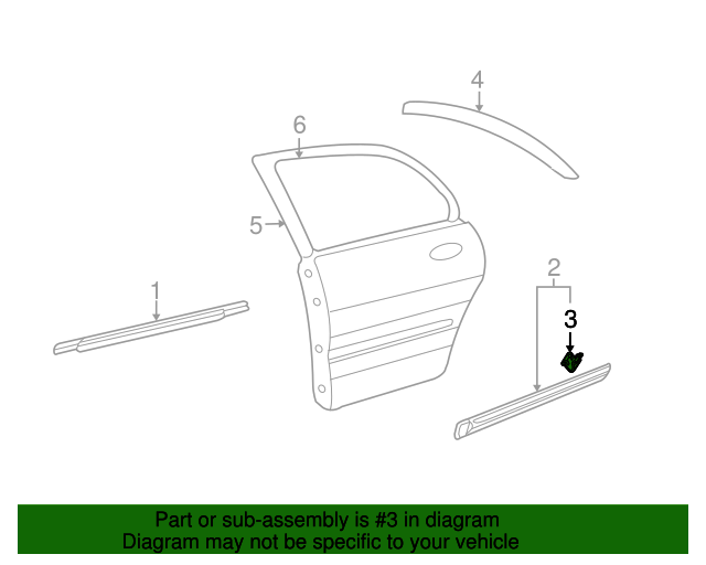 Genuine OEM Body Side Molding Clip Part 877562G000 Fits 20062010 Kia Optima Up To 35 Off On