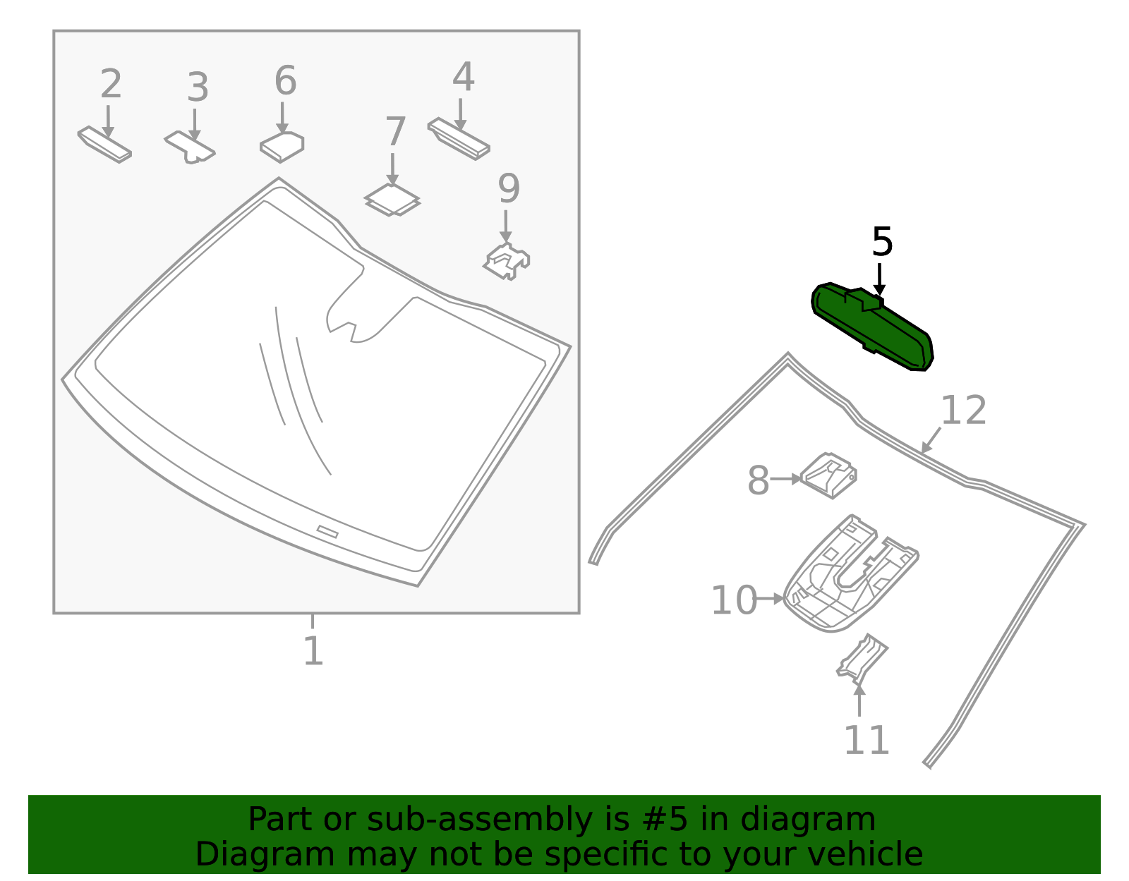 85101-3X100 - Mirror Inside 2012-2024 Kia | Kia.Parts Store