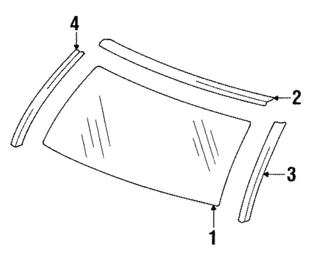 Windshield - GM (25645907)