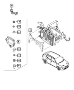 68132536AA - Fuel: Nut, Mounting for Mopar Image