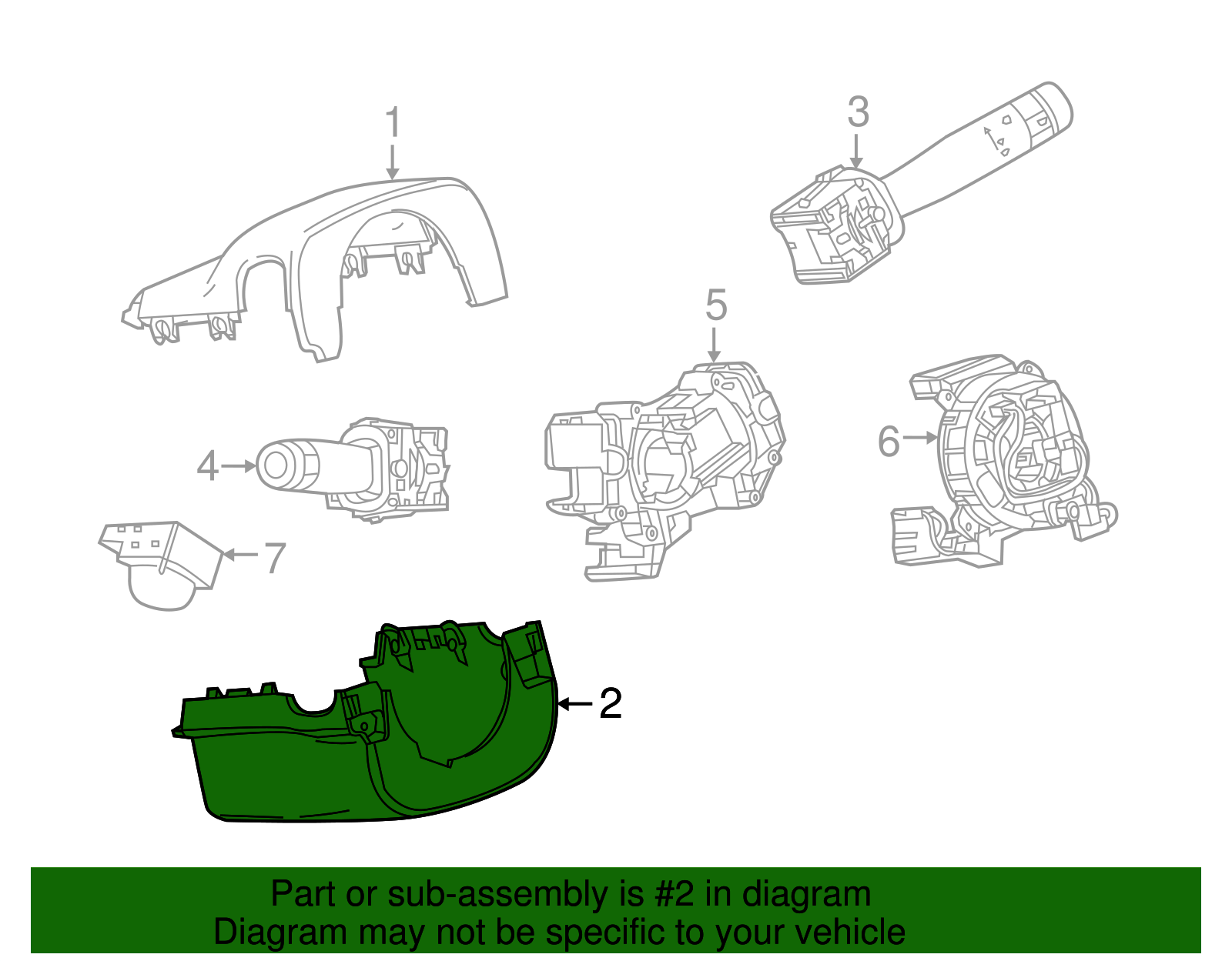 Maple Sugar Instrument Panel Steering Column Lower Trim Cover - GM (84059941)