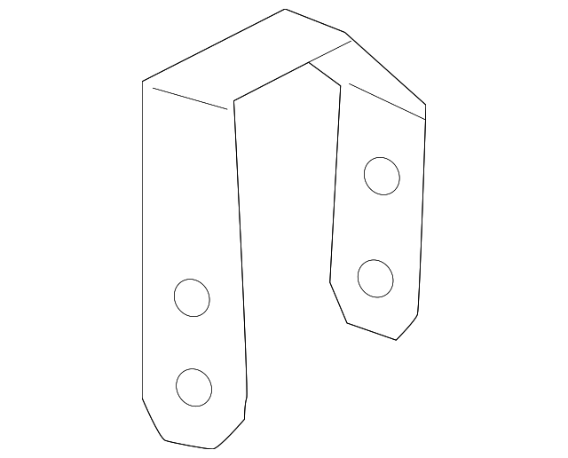 Body Side Front Fender Upper Rear Bracket - GM (84052267)