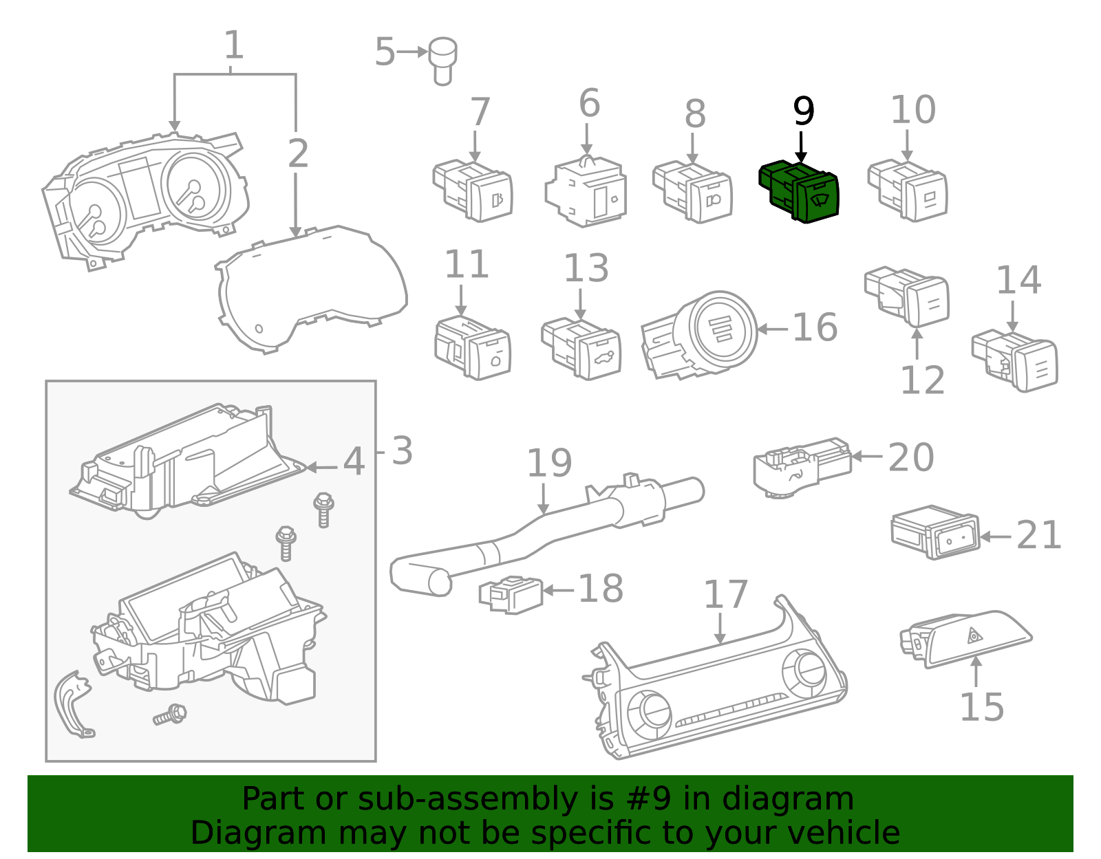 Switch - Toyota (84794-42020)