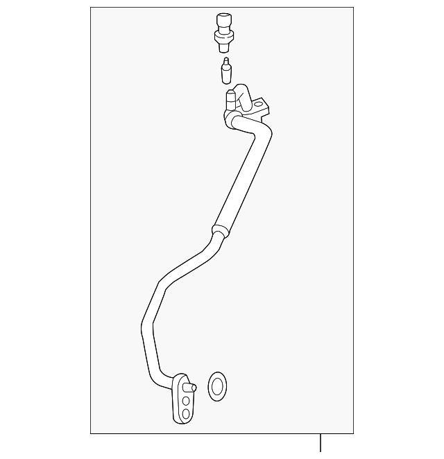 20152016 GM Air Conditioning Hose Assembly 23357010 GM