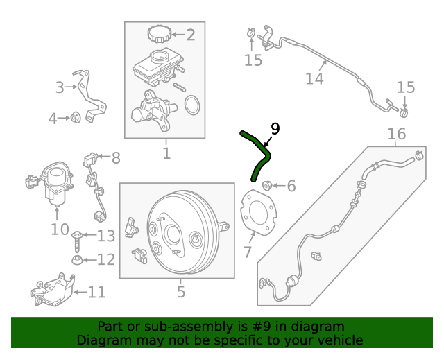 20162023 Mazda MX5 Miata Vacuum Hose NA1R43836A OEM Parts Online