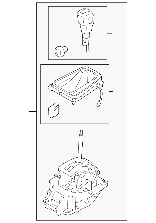 DG9Z7210DC Automatic Transmission Shift Lever 20132016 Ford
