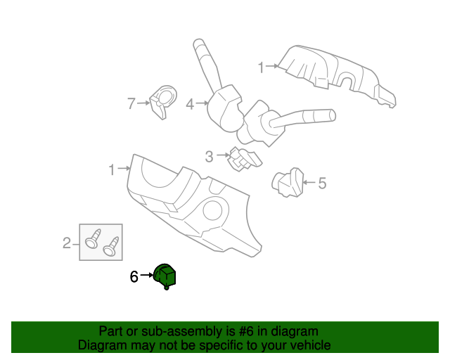 Ignition Lock Cylinder Ford (5S4Z11582BB)