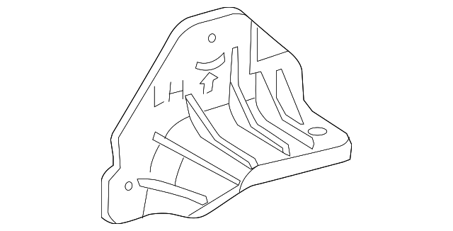 Driver Side Rear Door Armrest Pull Cup Bracket - GM (96991969)