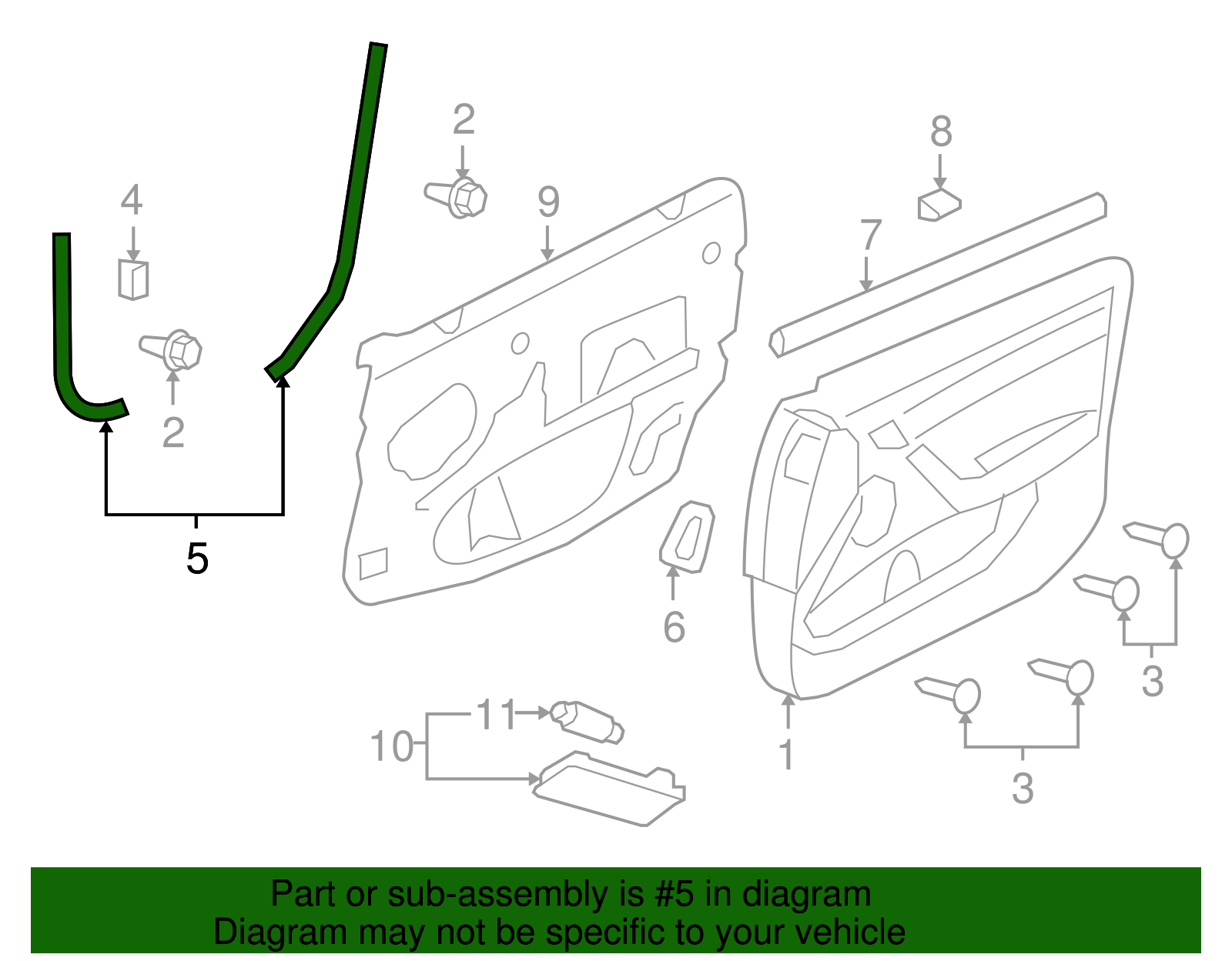 Cover, Front S/D T/Panel - GM (92238361)