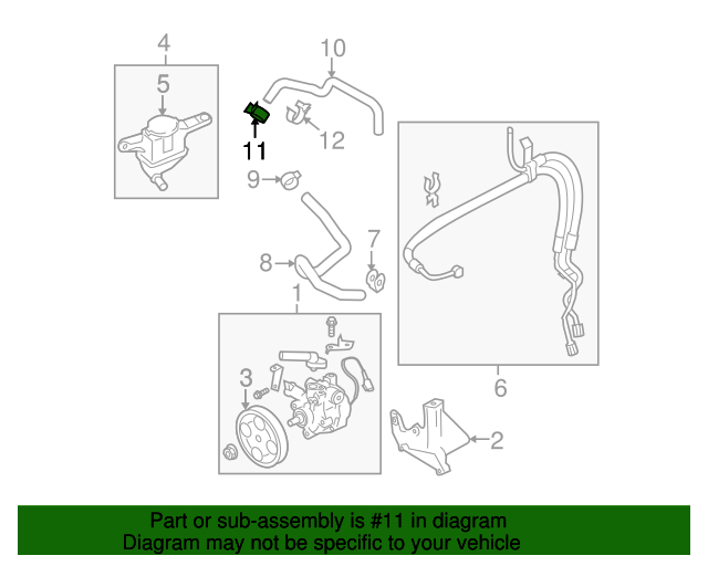 20052021 Subaru Transmission Oil Cooler Line Clamp 909170062 Subaru