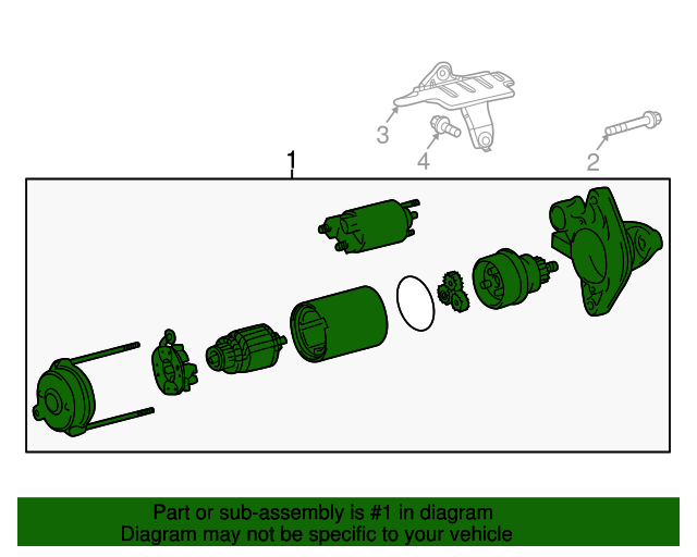 20182021 Lexus LS500 Starter 2810070080 Lexus Direct parts