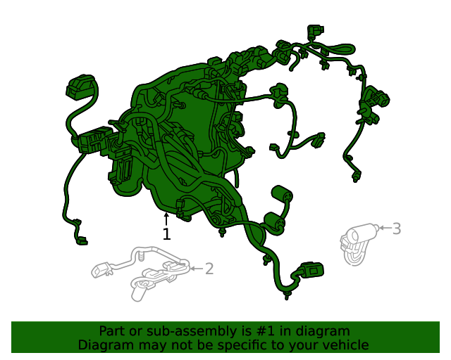 84879789 F Harness 20192021 Cadillac XT4 World Parts Direct