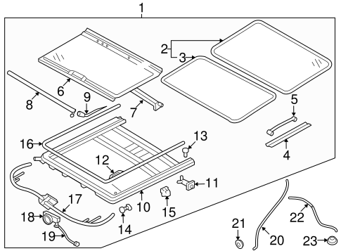 Kia Sunroof Diagrams