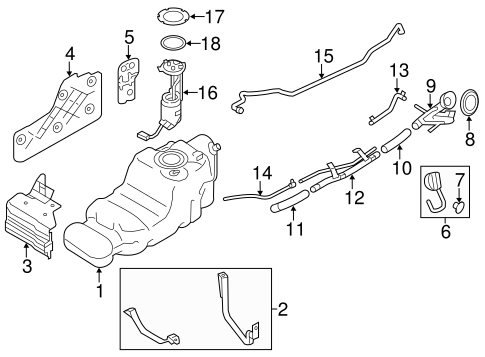 Fuel System Components for 2012 Infiniti QX56 | Discount Infiniti Parts