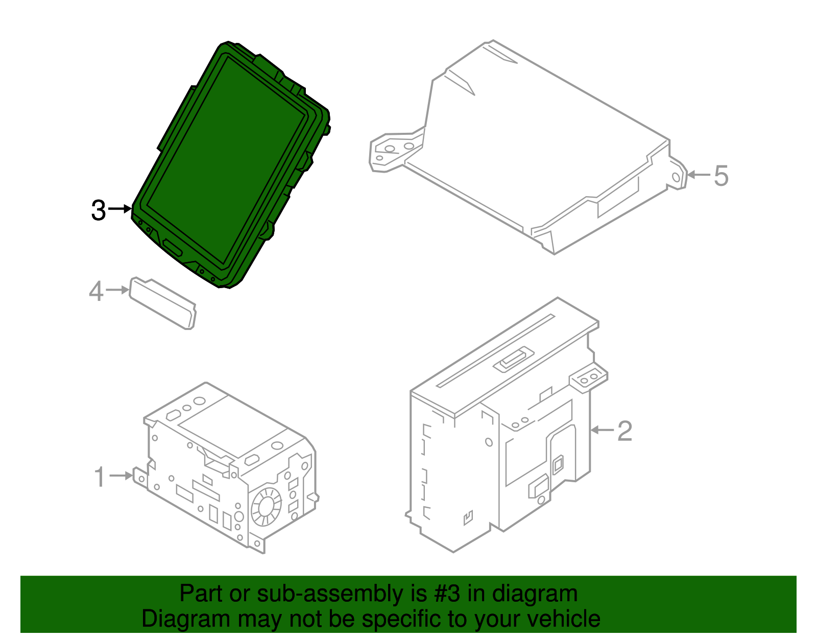 36010243 - Display Unit 2016-2018 Volvo | AutoNation Parts