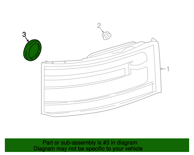 Genuine OEM Tail Lamp Plug Part LR069758 Fits 20152023 Land Rover Up
