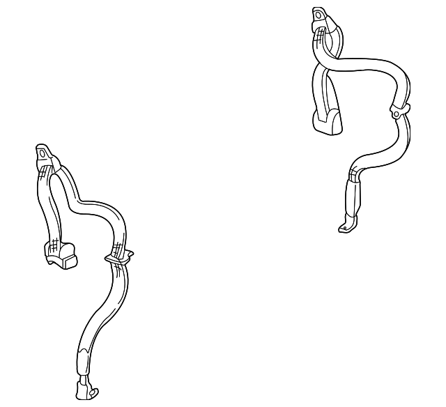 Seat Belt Lap And Shoulder Belt - GM (89023935)