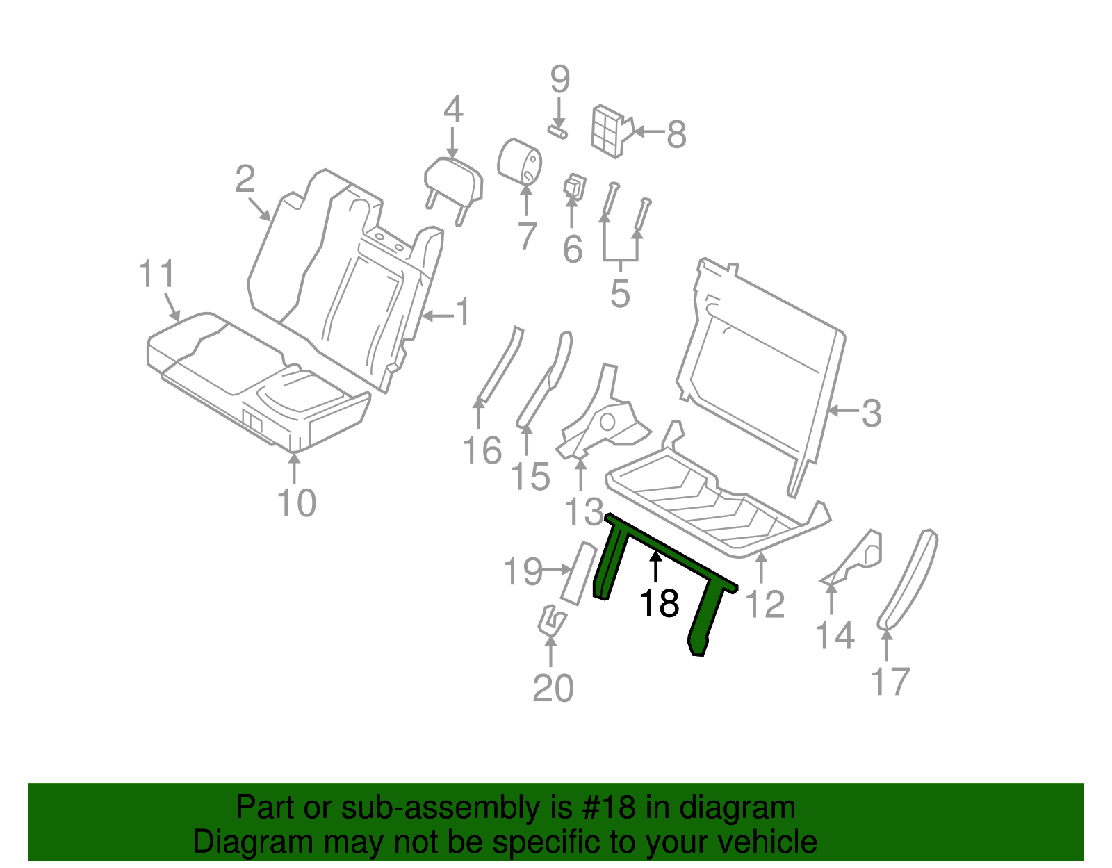 Reinforcement - Ford (GL1Z-78613E53-A)