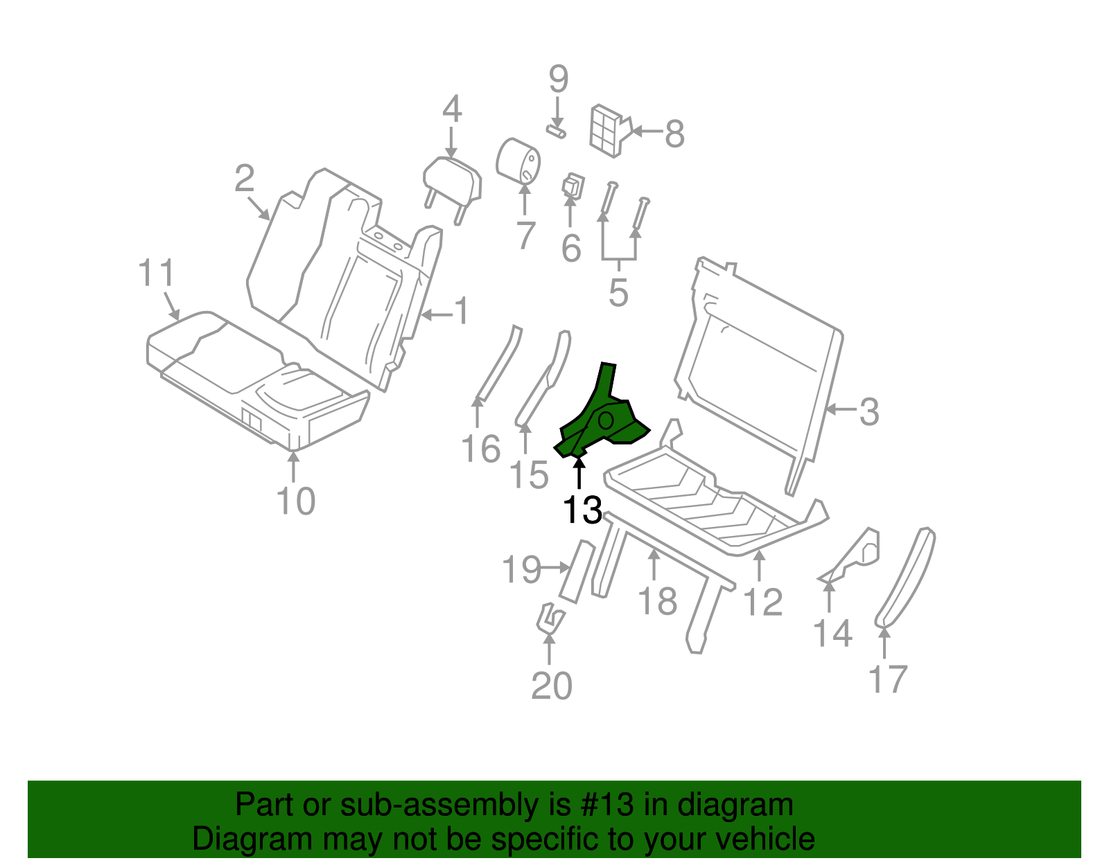 Adjuster - Ford (GL1Z-78600M47-A)