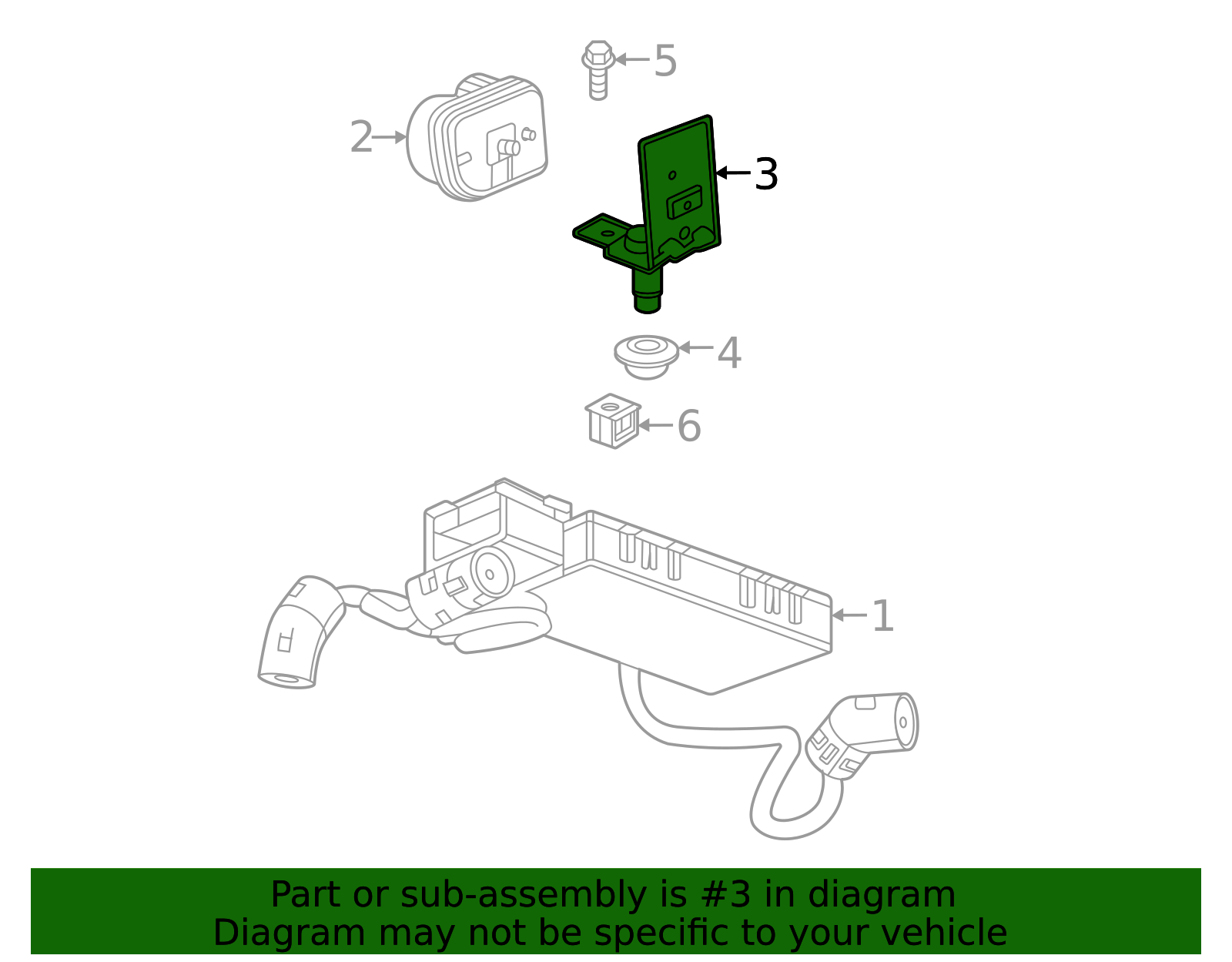 Content Theft Deterrent Alarm Bracket - GM (84028317)