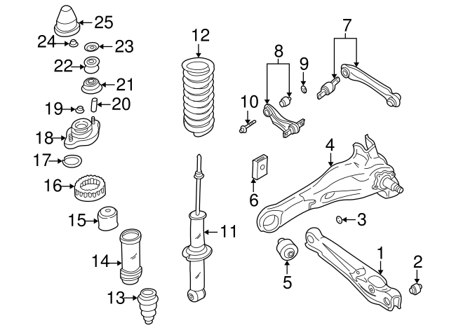 2000-2004 Volvo Lower Control Arm Adjust Cam 30873185 | OEM Parts 