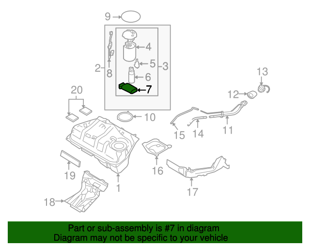 20062015 Mazda Fuel Filter LFB613ZE1