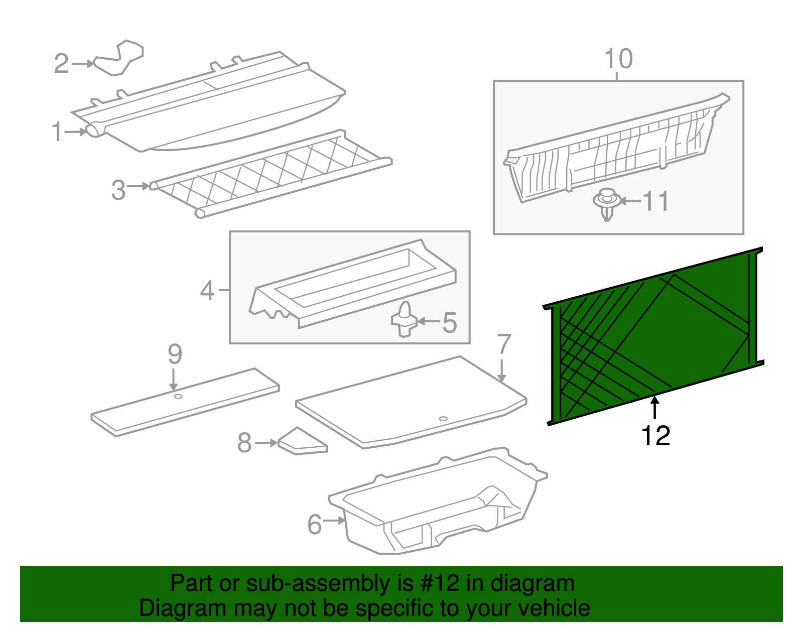 Cargo Net, Hammock - Toyota (PT731-42100)