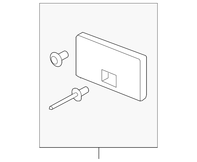 20172020 Chevrolet Sonic Front License Plate Bracket Attachment Kit