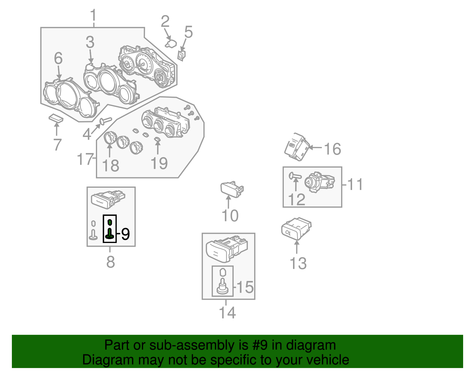 35850-SCV-A01 - Bulb 2003-2008 Honda Element | Honda Parts Online
