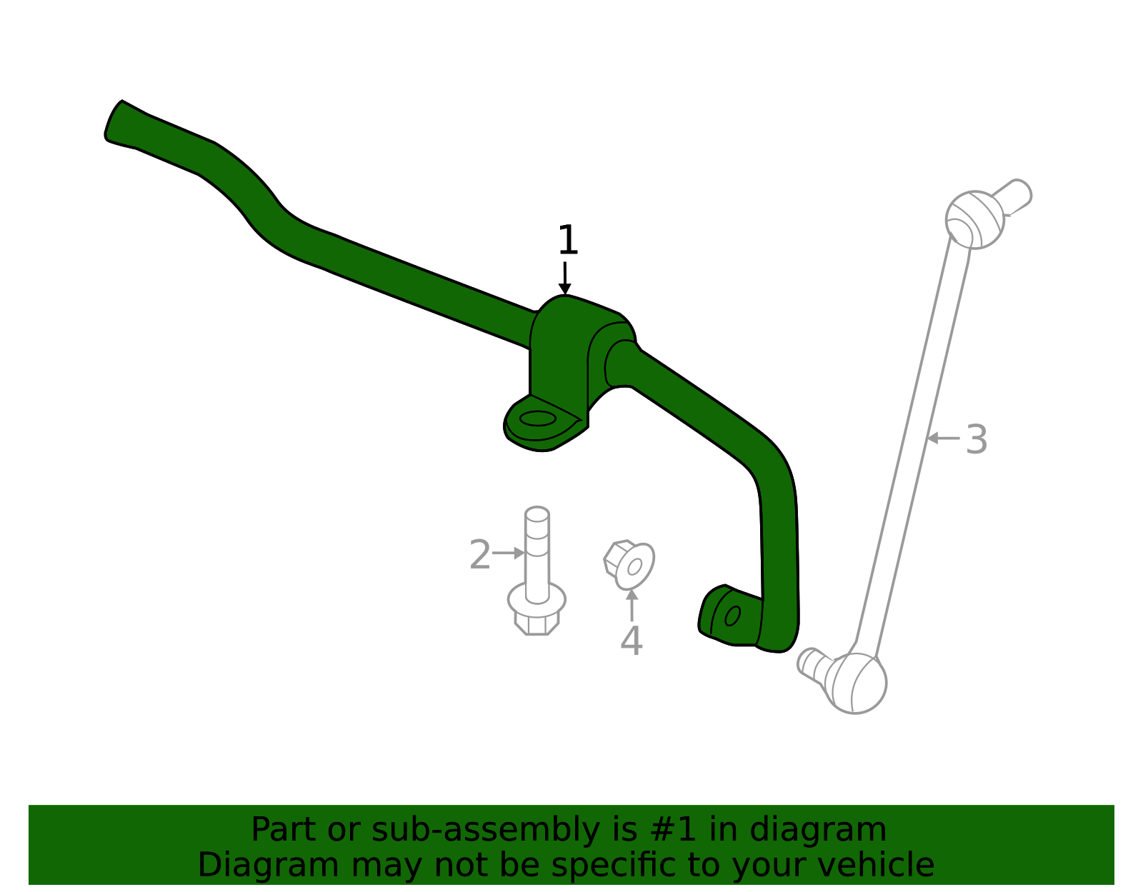 Stabilizer Bar 3Q0-411-303-S
