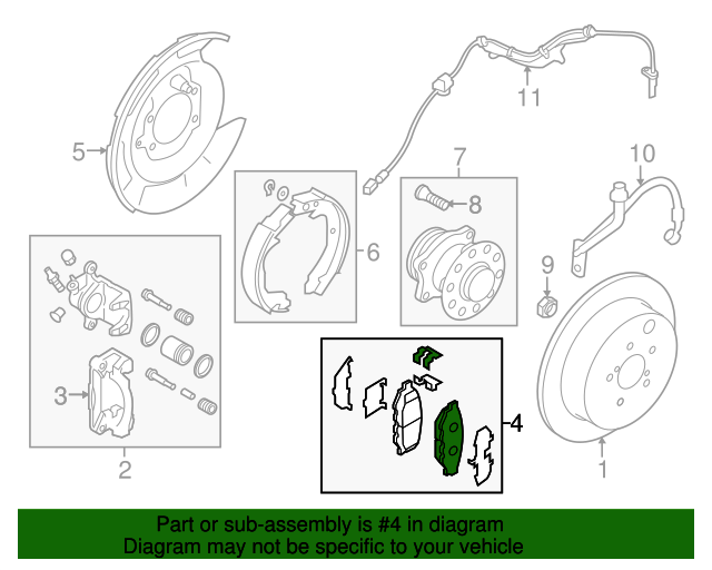 20122023 Subaru OEM NEW 20122019 Subaru Crosstrek Forester Rear Disc