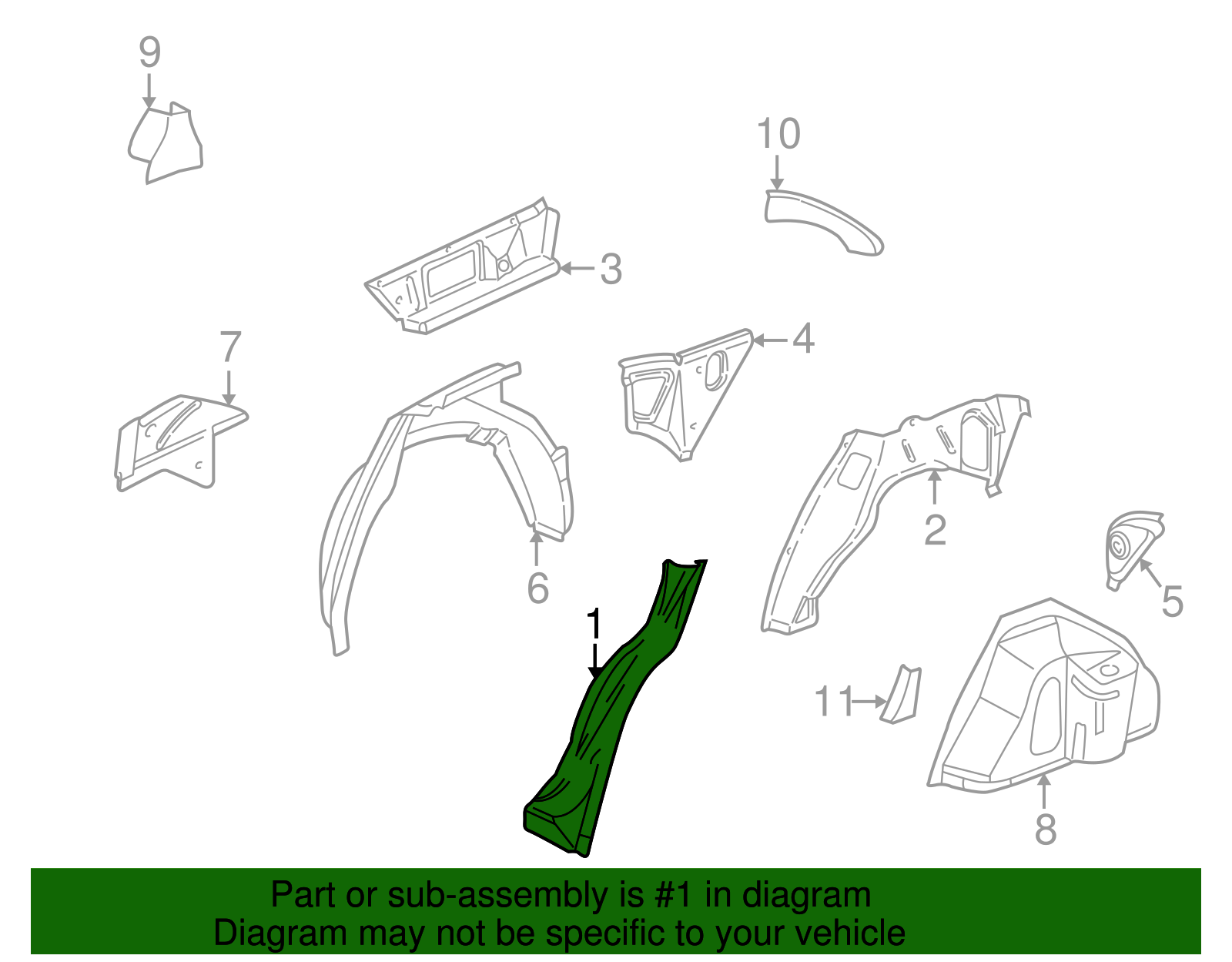 Lock Pillar - GM (25661083)
