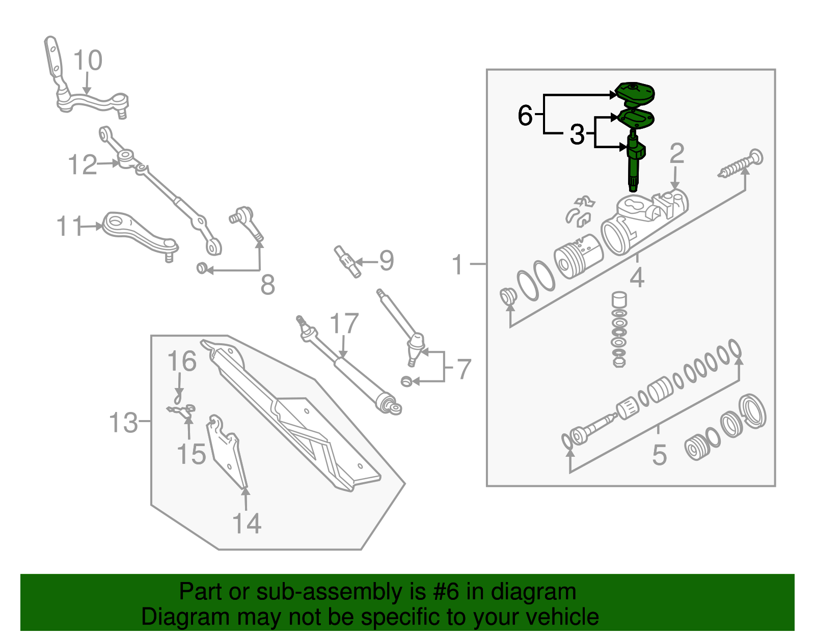 Steering Gear Housing Cover - GM (07817484)