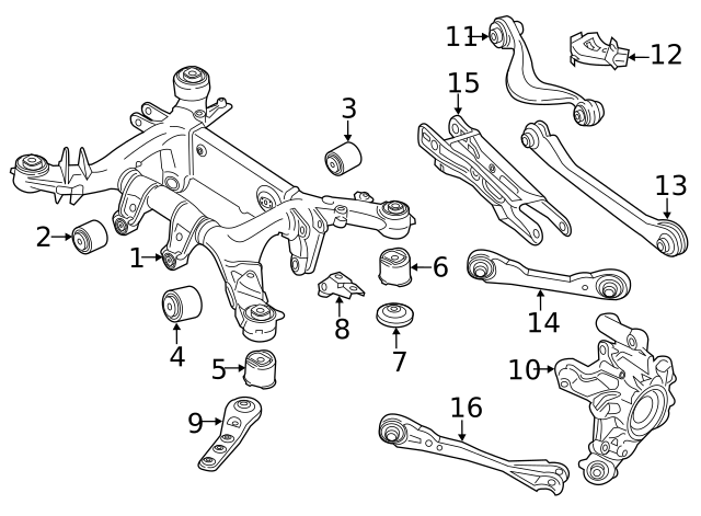 Knuckle - 2018-2019 BMW 640i xDrive Gran Turismo (33-30-6-867-268 