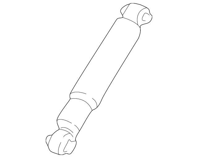Premium Gas Charged Rear Shock Absorber - GM (88945344)