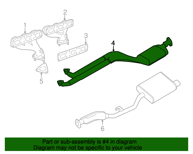 18301436828 Catalytic Converter 19971998 BMW Z3 BMWPartsHub