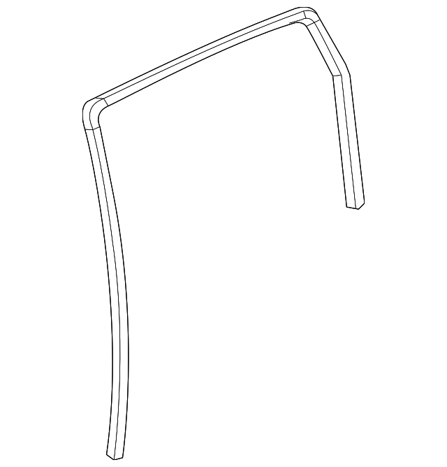 Weatherstrip, Rear S/D Wdo - GM (95980737)
