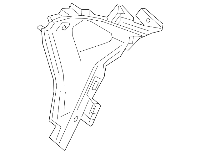 Jet Black Driver Side Body Side Rear Window Lower Garnish Molding - GM (84059292)