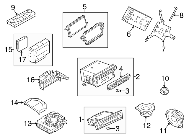 2013-2015 BMW X1 Radio Module Interface 65-12-9-270-251 ...