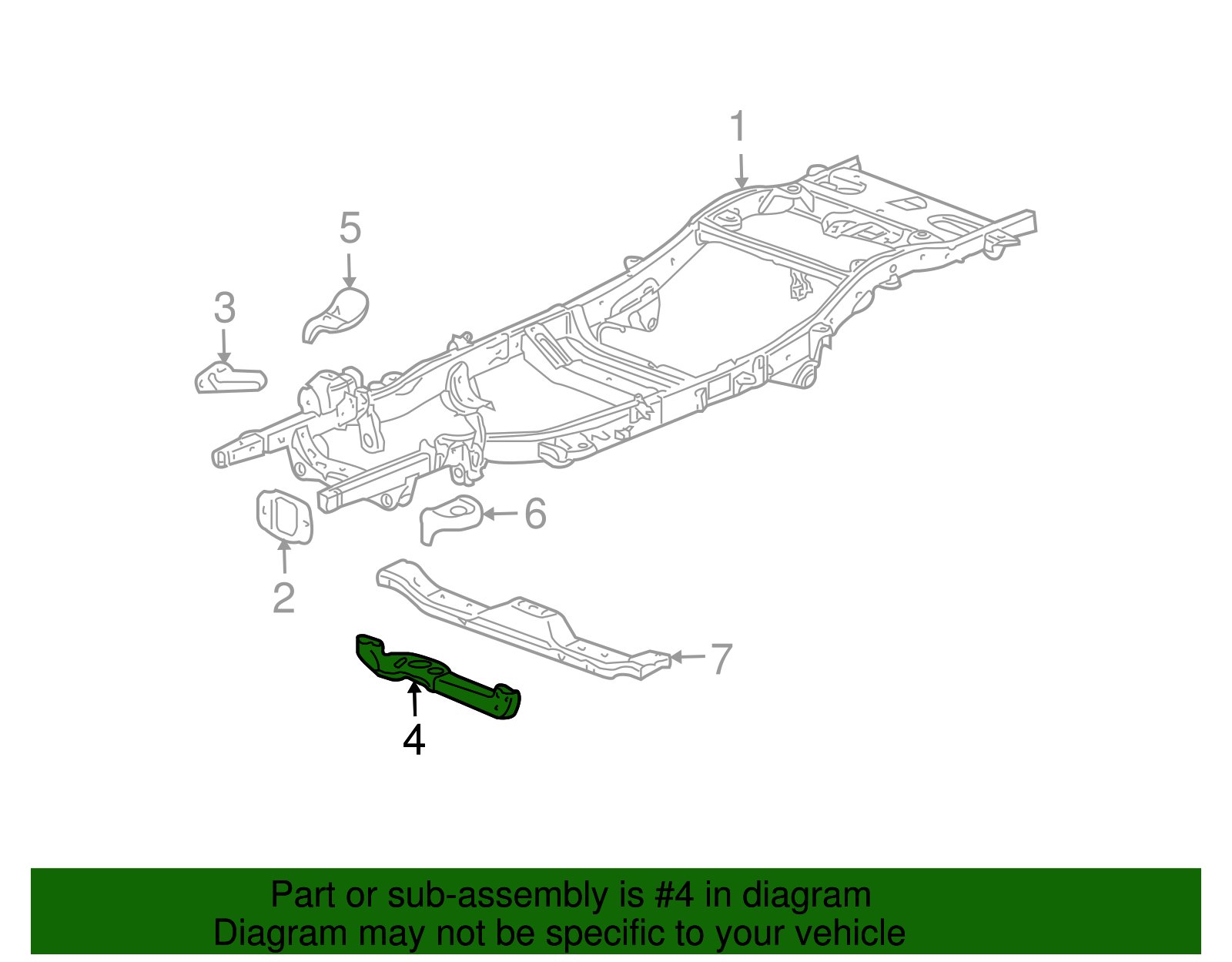 Frame Brace - GM (25872770)
