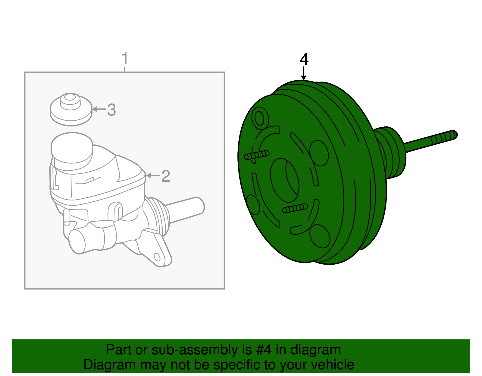 Brake Booster - Toyota (44610-04182)