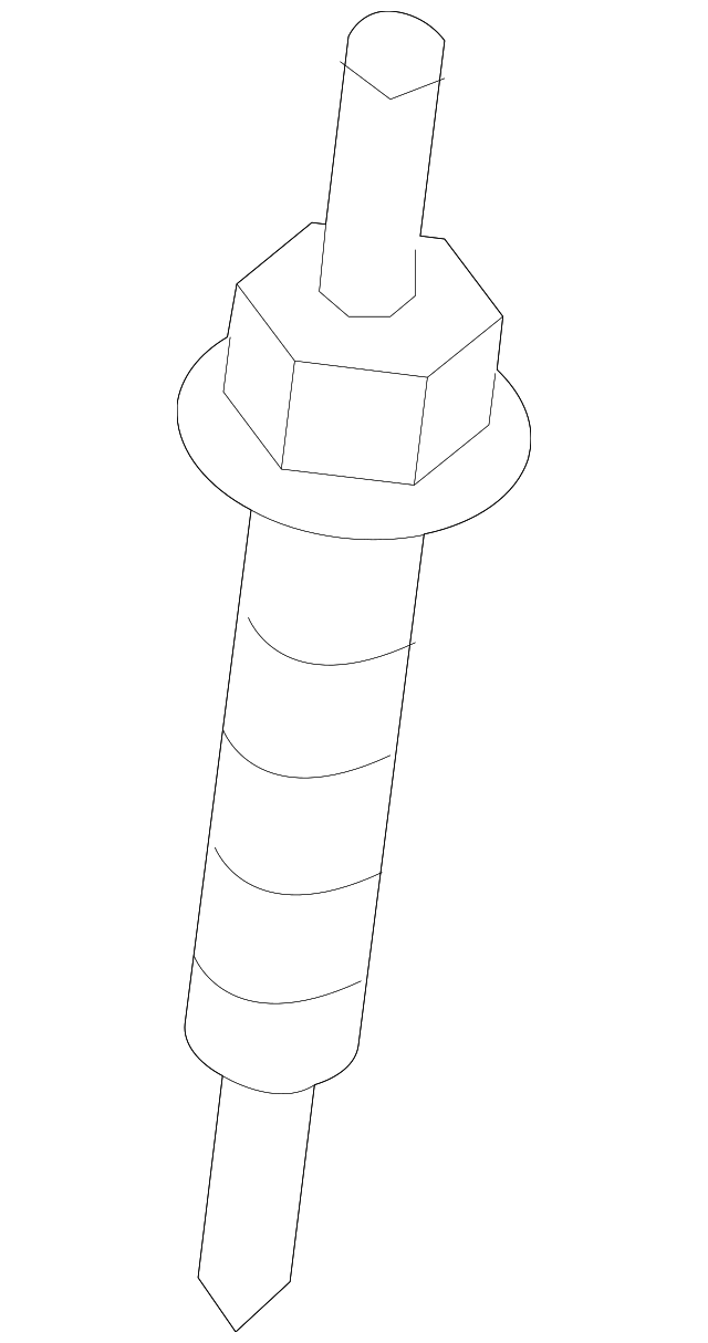 20192021 Ford Engine Cover Stud 8E5Z00812A